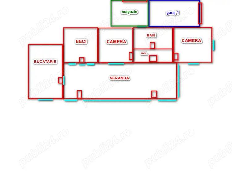 Casa la sosea langa bucuresti 1600mp 100 metri de DN6 E7 30 km de piata unirii - 9