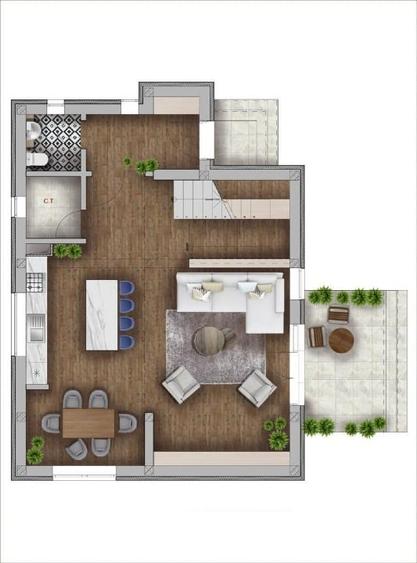 VILA INDIVIDUALA LA ALB ZONA DE VILE ASFALT 200.000 EURO  TVA  INCLUS !! - 8