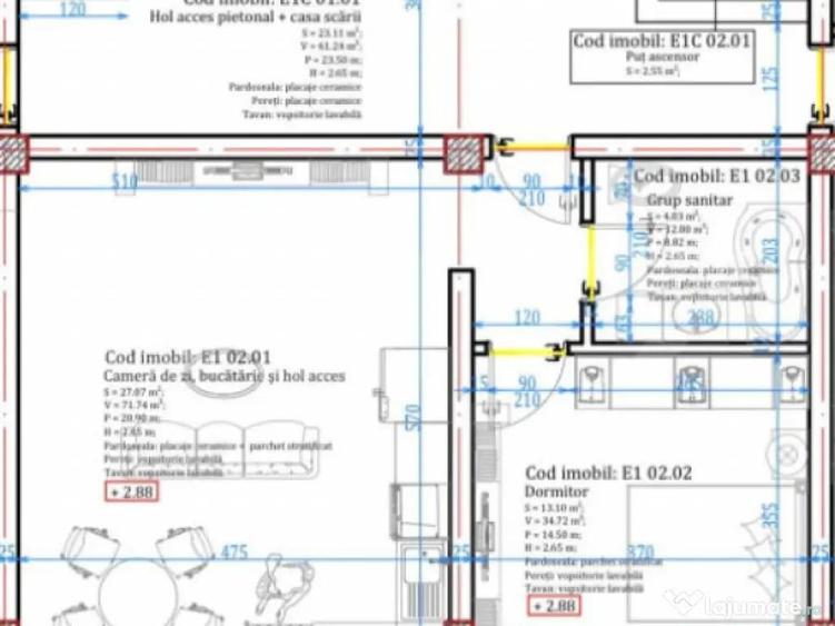 Apartament 2 camere, finisat lux, bloc nou, zona de HAN - 2