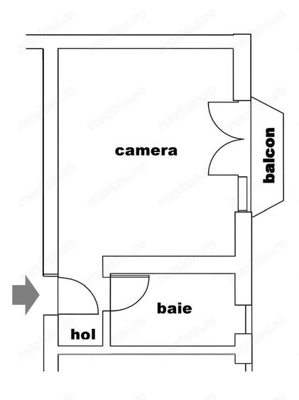 Garsoniera tip Aparthotel Afacere la cheie, Baile Felix, Bihor - 5