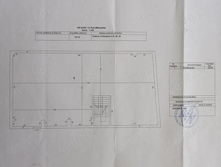 Etaj- Mansarda (open-space) zona Centru - 4