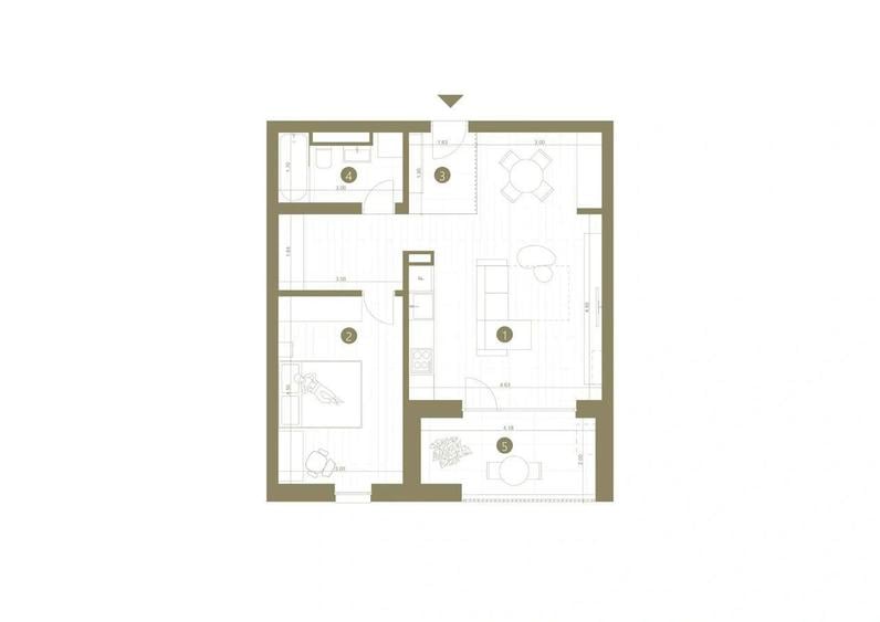 Apartament 2 camere - 2