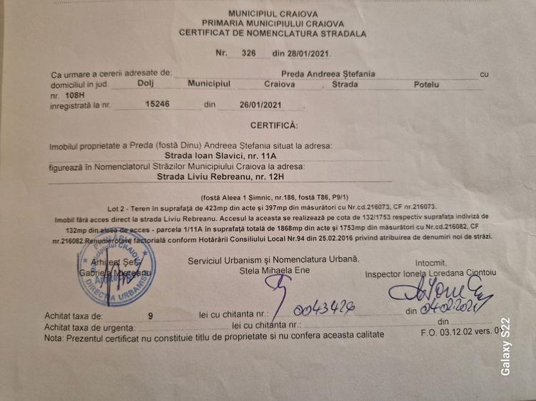 Vand teren in apropiere de centura de nord 397mp str.Liviu Rebreanu - 2