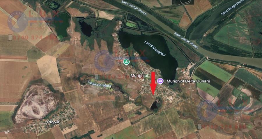 Teren Construcții intravilan de 2274 mp, în Murighiol