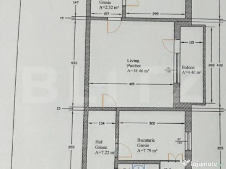 Apartament 3 camere, 67 mp, zona Lipovei - 1