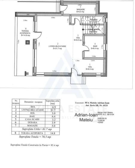 Casa individuala 4 camere 146 mp utili P+1 si teren 475 mp in Selimbar - 13