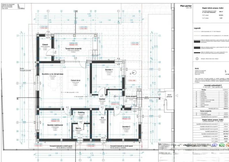 Casa individuala Santandrei cu placa de beton si gard imprej - 5