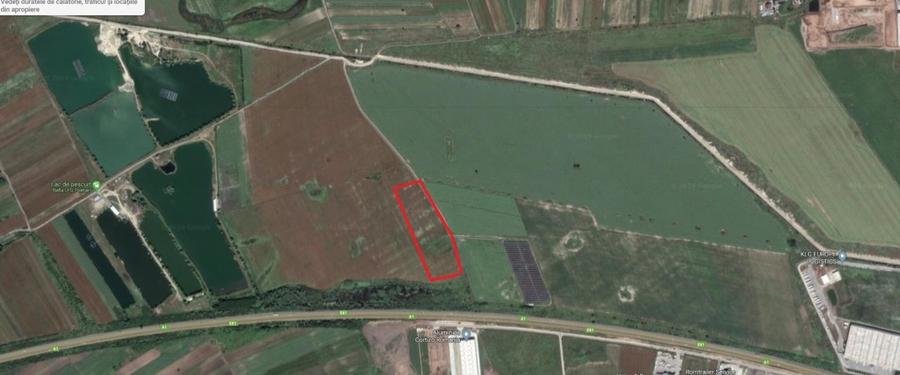 Vanzare teren pt constructii 13.500 mp Bolintin-Deal, km 24 Autostrada A1 - 2