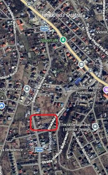 110 EURO/MP Teren de vanzare aprox. 3500MP Hanul Trei Sarmale - 1