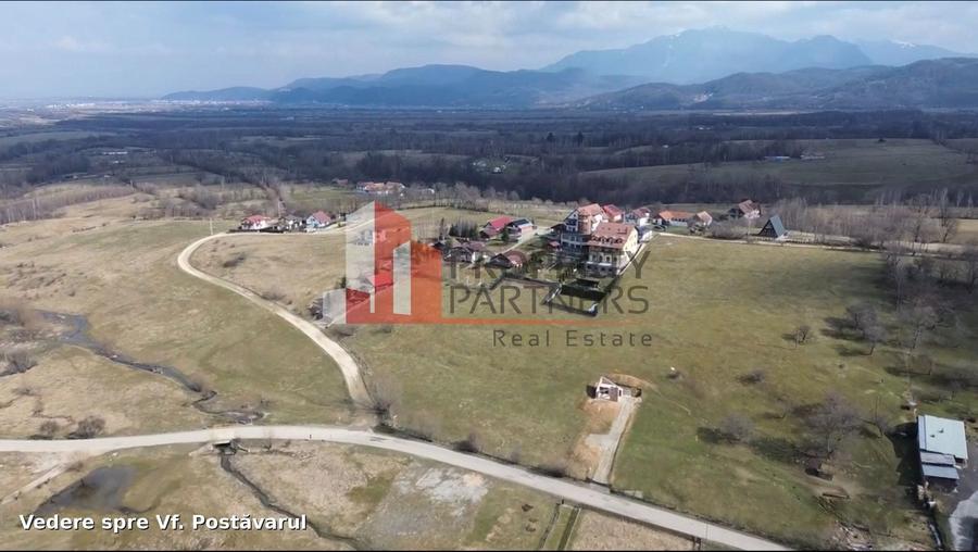 Teren intravilan 1.495 mp | Bran- Tohanul Nou | Vedere Bucegi | Deschidere 45 m - 7