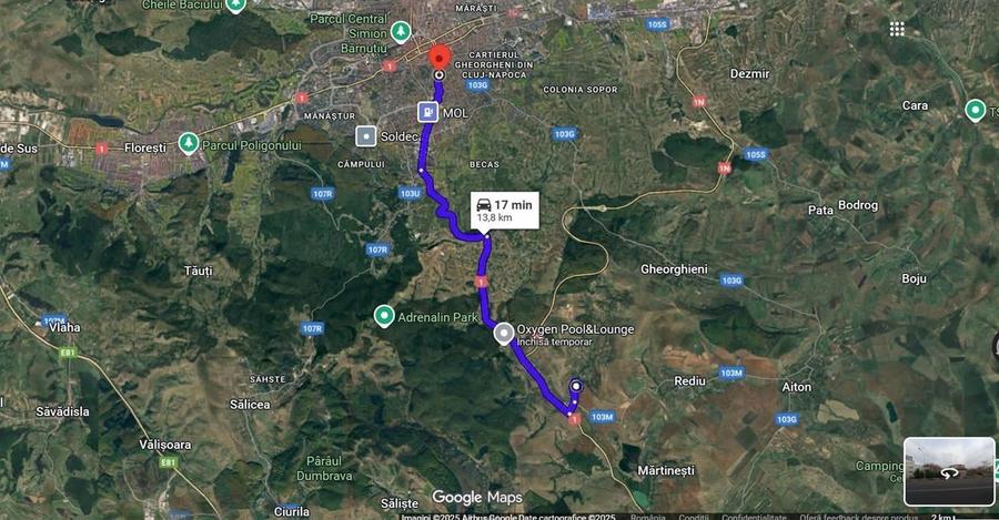 Teren intravilan, 1366mp, 130 m sta?ie, 14 km Cluj, Valcele, Feleacu - 4