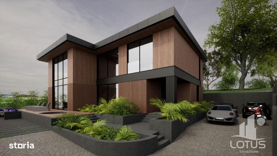 Teren 603 mp intravilan cu proiect - priveliste panoramica, Corunca - 4