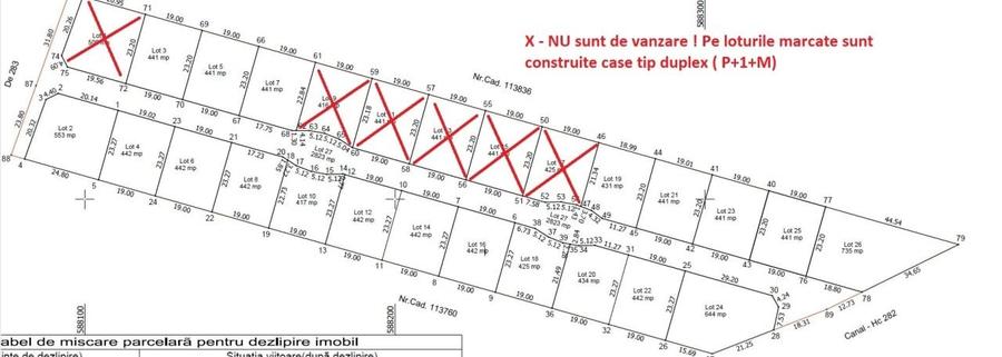 Teren intravilan construibil,11578mp dezmembrat in loturi ,drum cu utilitati! - 2