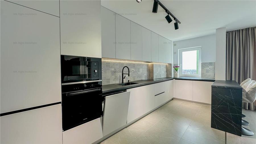Apartament cu 3 camere decomandat, mobilat în Tractorul