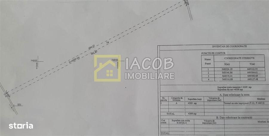 Teren 4269 mp com. Letea Veche, jud. Bacau - 1