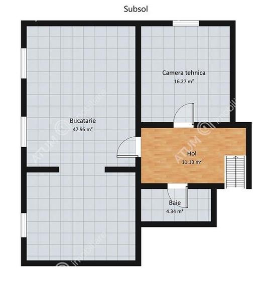 Pensiune cu 6 camere curte de 139 mp zona Ultracentrala din Sibiu - 7