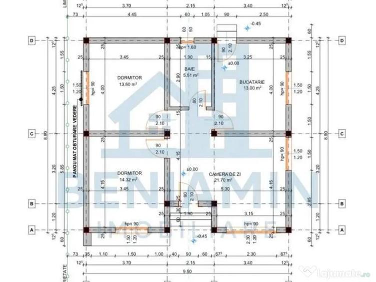 Casa la cheie-Living-2 Dormitoare-Baie-Gaze-Curent-Apa-32... - 8