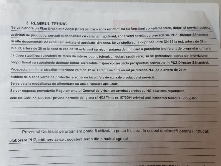 Sinandrei Teren extravilan 42.000 mp - 4