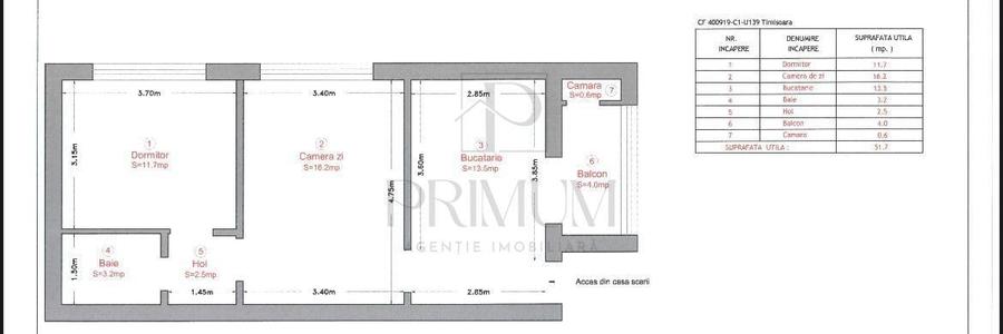 ULTRACENTRAL - 2 Camere - Etaj intermediar cu LIFT - Pozitionare excelenta - 14