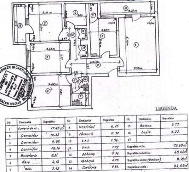 4 camere - centrala termica  -  parcare - Crangasi - 20