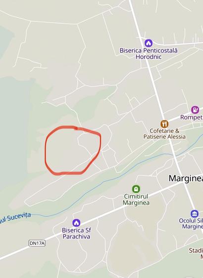 Teren 3.552 mp de vanzare Marginea, zona Dealu Fatului - 1
