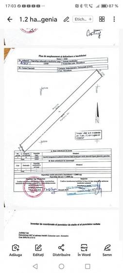 Teren extravilan 12000 mp Miroslava-Proselnici