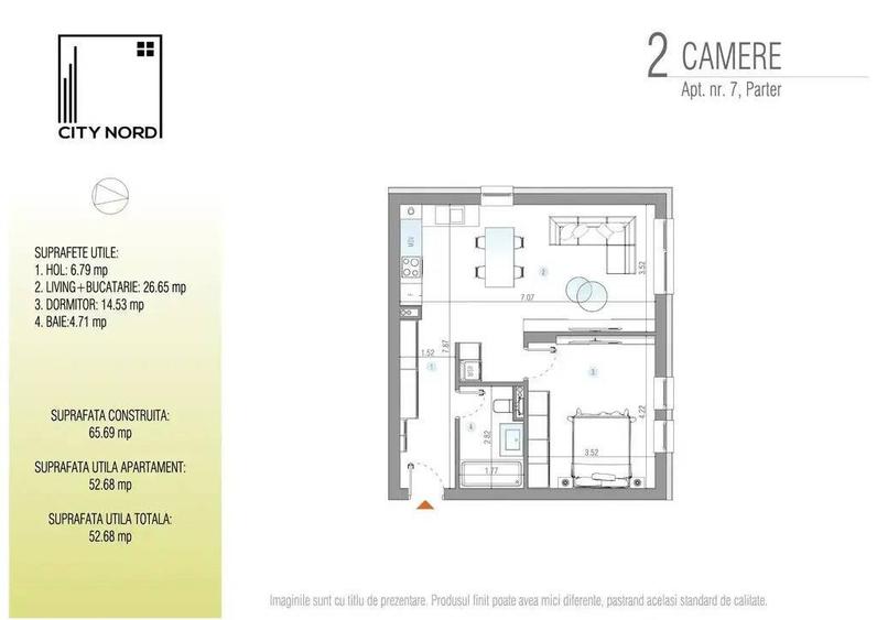 2 camere la Parter Proiect Boutique exclusiv CITY NORD! - 6