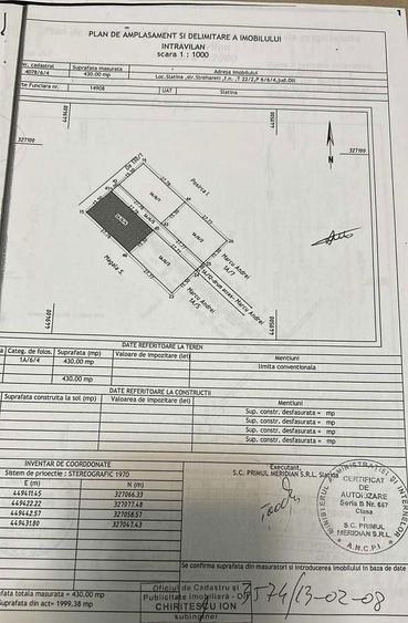 Teren de vanzare zona Strehareti, langa lac si padure, 430 mp - 1
