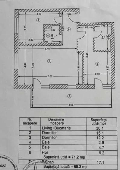 Apartament 3 camere Piata Sudului | Sun Royal View - 8