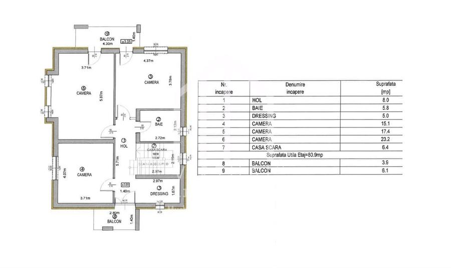 Casa individuala cu 5 camere, 163mp utili+pod 45mp, teren 498mp, Daia - 16