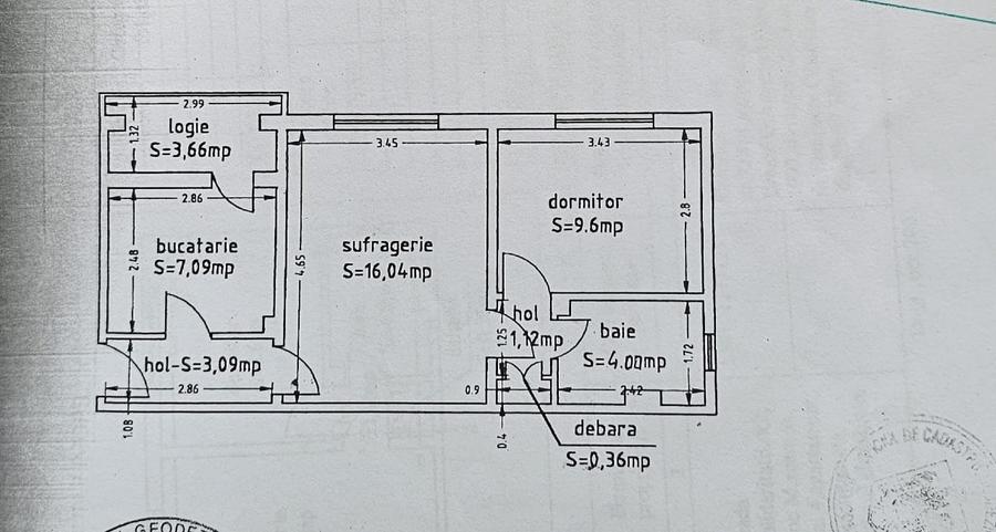 inel 2-2 camere etaj 4 din 5 - 13
