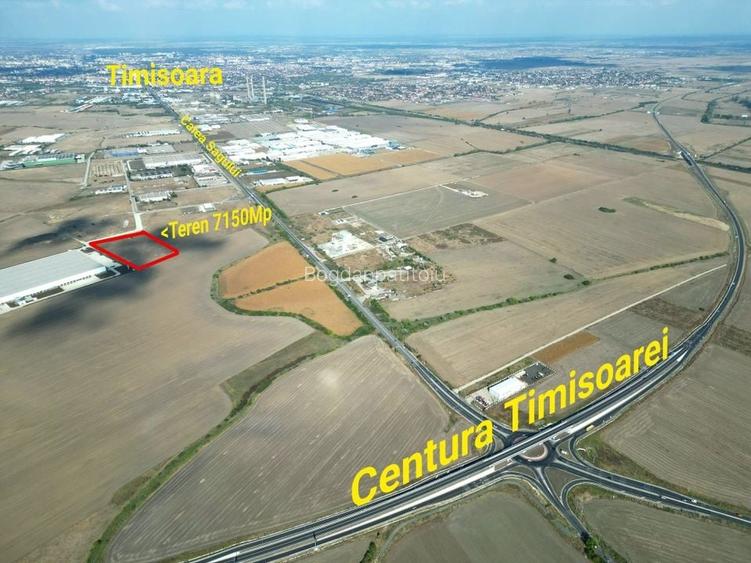 Teren industrial cu acces la centura