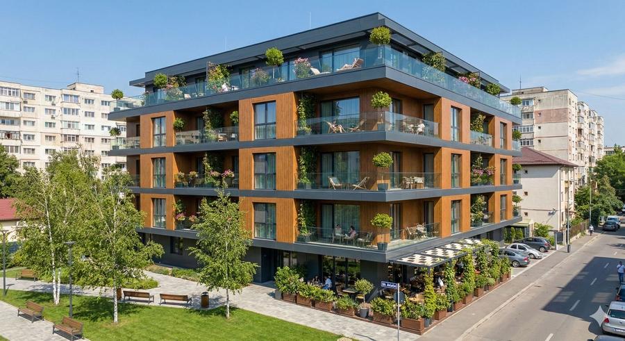 Aviatiei | Proiect boutique autorizabil | P+4 | ~40 apartamente - 1