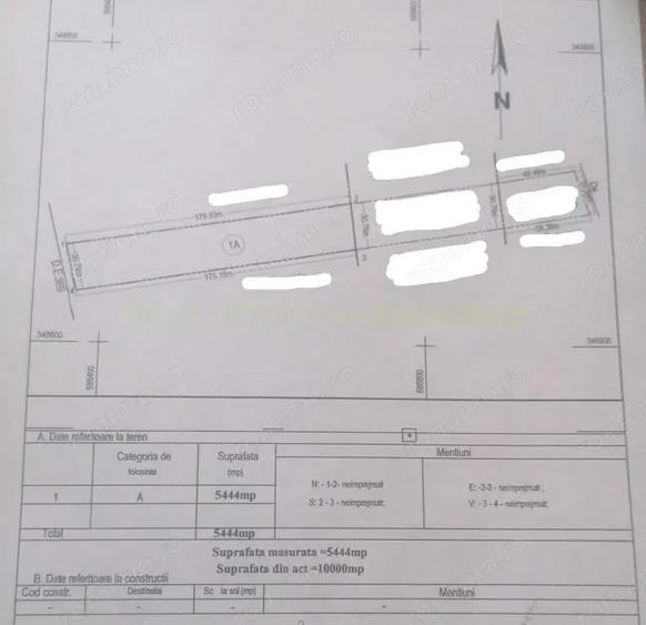 Teren 5444 mp de vanzare in Saftica, negociabil - 3