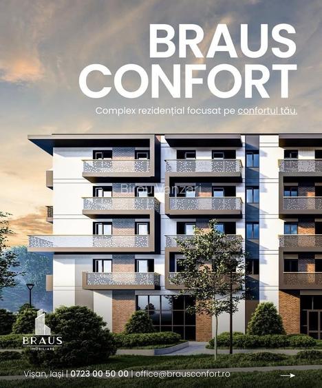 BRAUS CONFORT - Apartament Tip A – 1 Cameră BRAUS CONFORT - Apartament Tip A – 1 Cameră