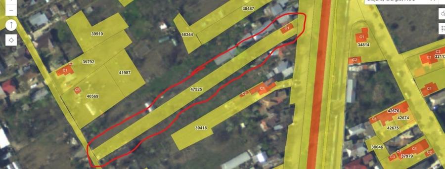 Teren cu casa demolabila, suprafata 1700 mp - 1