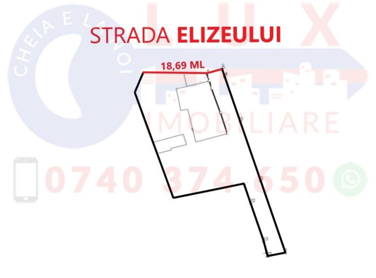 Teren de 803 mp, în Peco