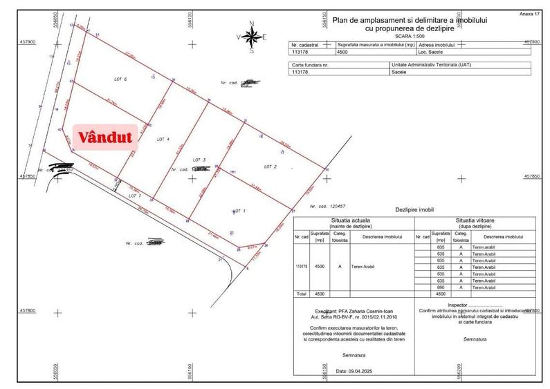 Teren Intravilan- P+2 + M-Electroprecizia-Sacele- Cod 4508 - 8