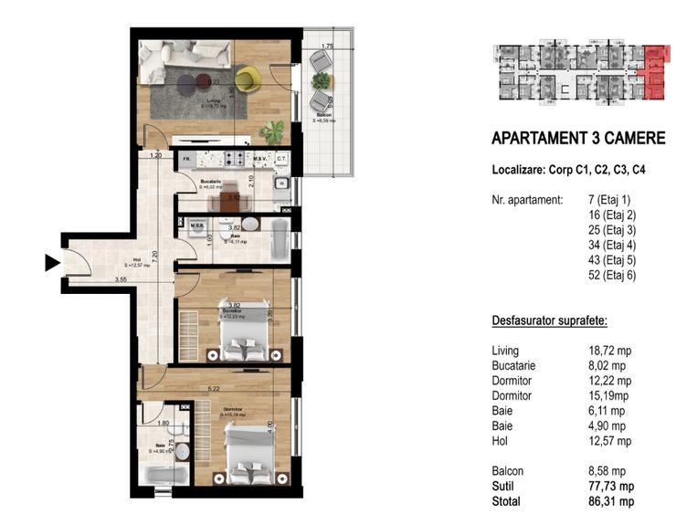 Rate dezvoltator NOU PROIECT REZIDENȚIAL – CHEIUL DÂMBOVIȚEI, POPEȘTI-LEORDENI - 9