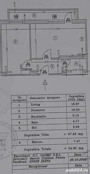 Vand apartament cu 2 camere - 1