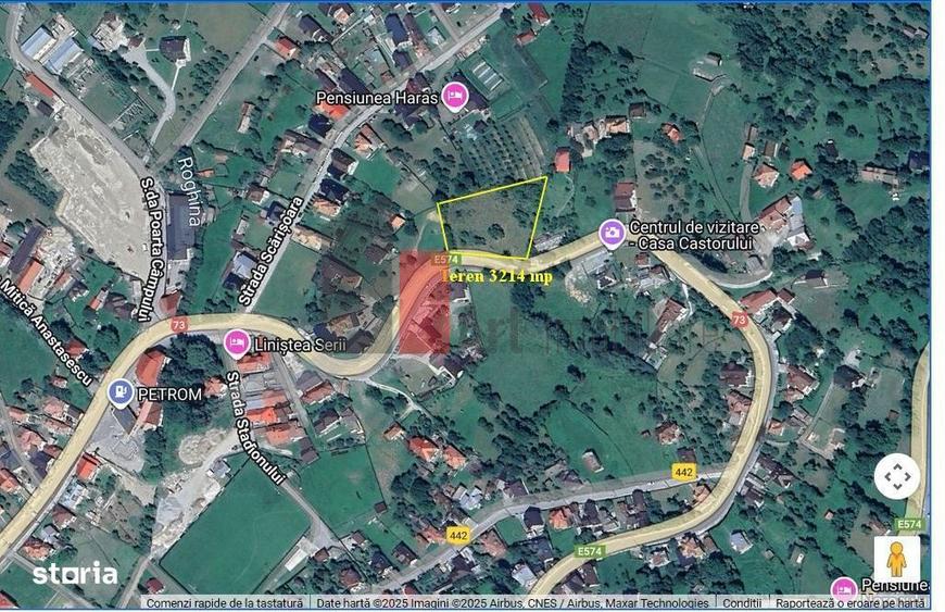 Teren intravilan 3214 mp in Rucar cu deschidere 56 m in DN73 - 4