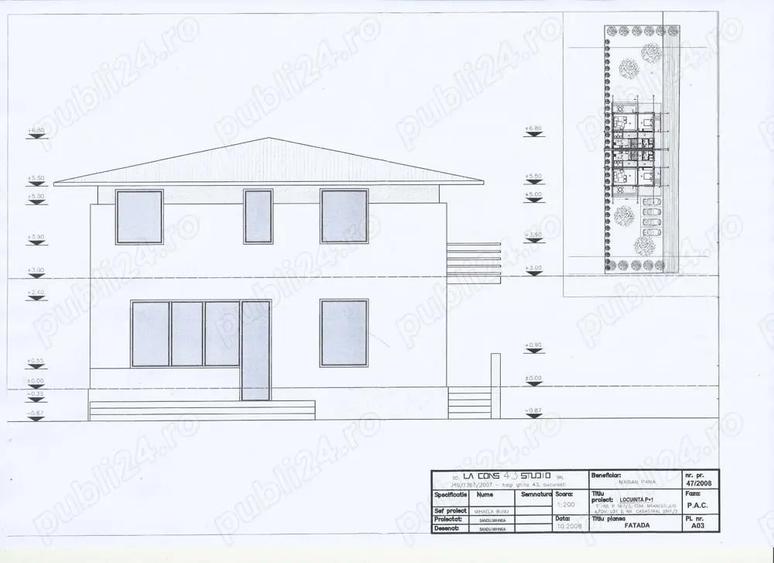Branesti, Islaz, pret pentru toata proprietatea, doua vile tip duplex alaturate, P+1 - 7