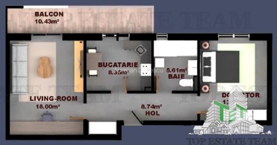 Apartament 2 camere Premium, pompe de caldura, zona Fundeni Apartament 2 camere Premium, pompe de caldura, zona Fundeni