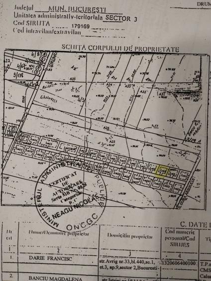 Inchiriez teren metrou Teclu - Gura Ariesului, sector 3 - 5