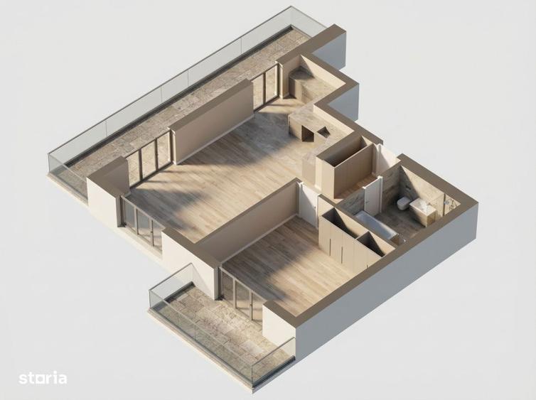 OPORTUNITATE! Ansamblu NZEB! 2 Camere terasa si balcon, Dambul-Rotund - 1