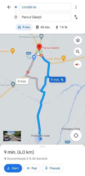 Teren intravilan de vanzare in Potlogeni Vale la 6 km de Oras Gaesti - 1