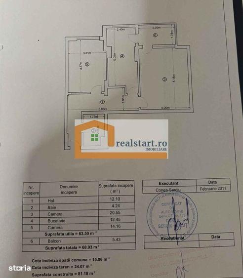 Cartier Latin, lang MegaImage, piata,decomandat, 6/8, mobilat si utila - 14