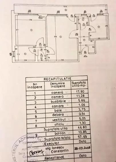 Apartament 2 camere MedLife Grivita -Mobilat utilat-Metrou 1 Mai - 16