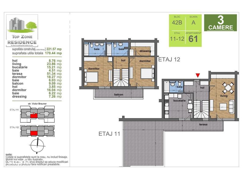 Promotie 2026! 20% discount! Apartament de vanzare 3 camere - 1
