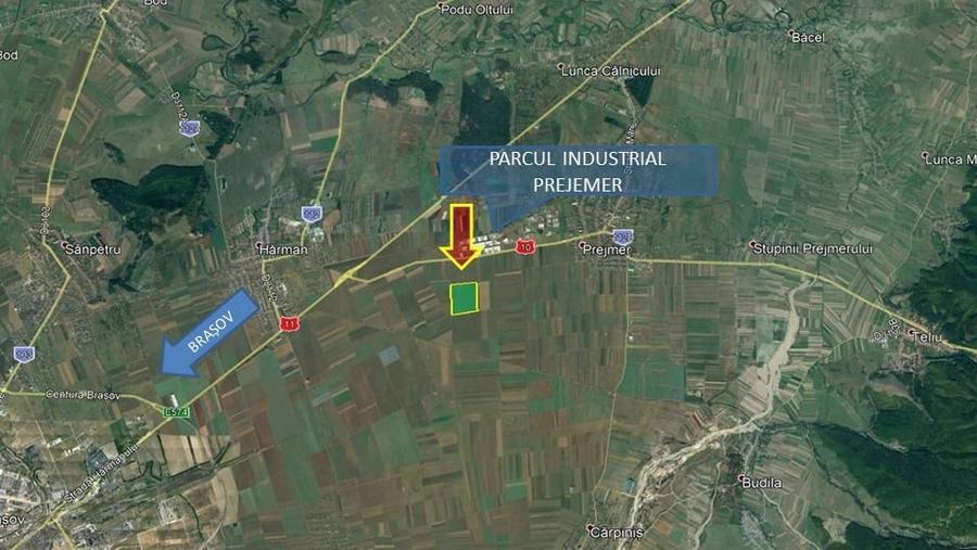 Teren 32,5 Ha compact Prejmer, Brasov. Imagini drona,tur/360 - 13
